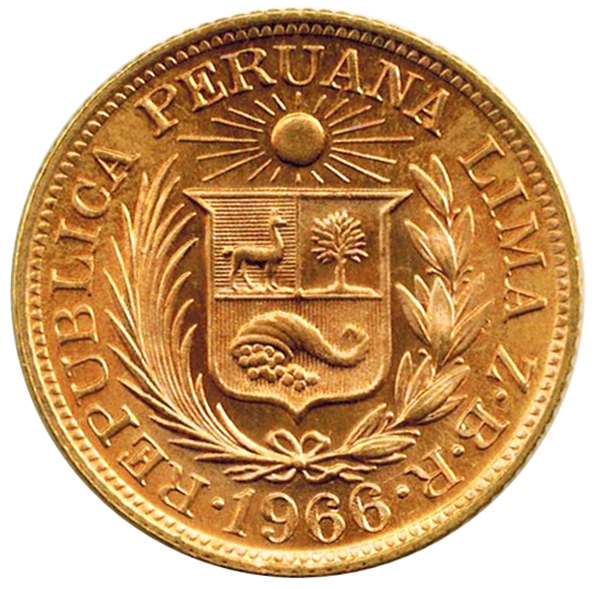 ペルー・インディアン金貨