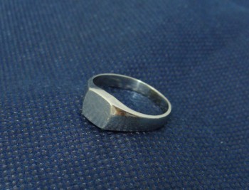 貴金属 プラチナ 印台リング 指輪