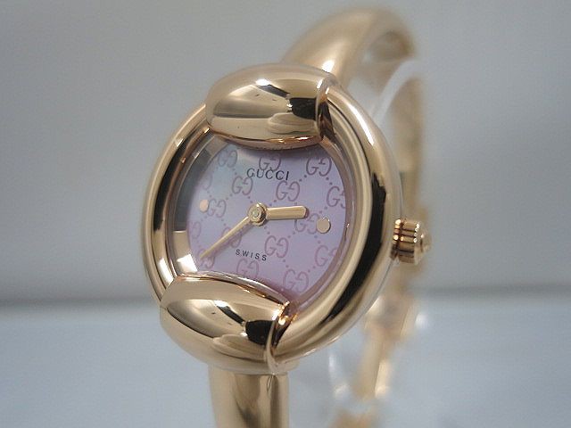 グッチ 腕時計 1400L YA014516 ゴールド×ピンク