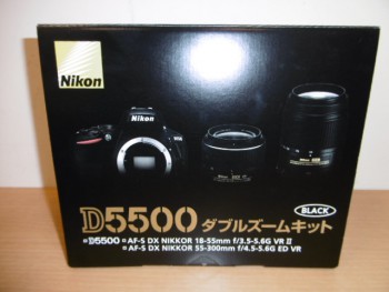 ニコン/D5500/ダブルズームキット/18-55mm/55-300mm/未使用