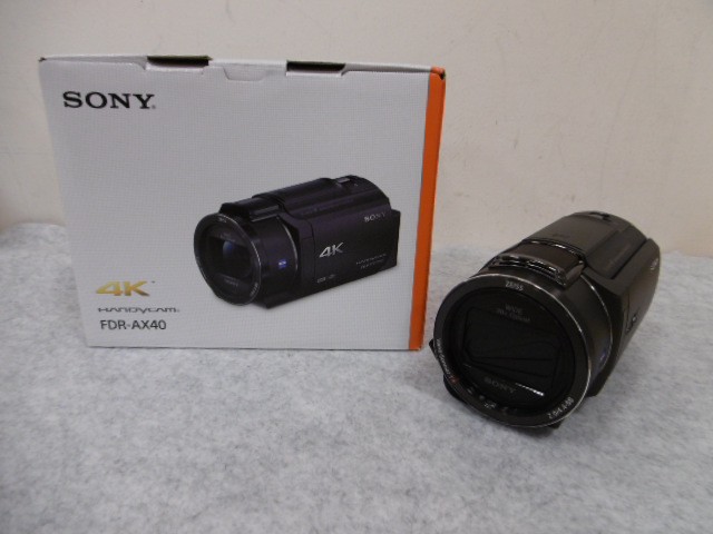 SONY 4Kビデオカメラ FDR-AX40 未使用