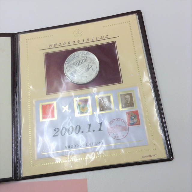 西暦2000年1月1日記念　記念メダルと記念カバーの特別セット　高額査定致しました！