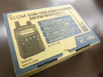 ICOM アイコム IC-R6 広帯域ハンディレシーバー