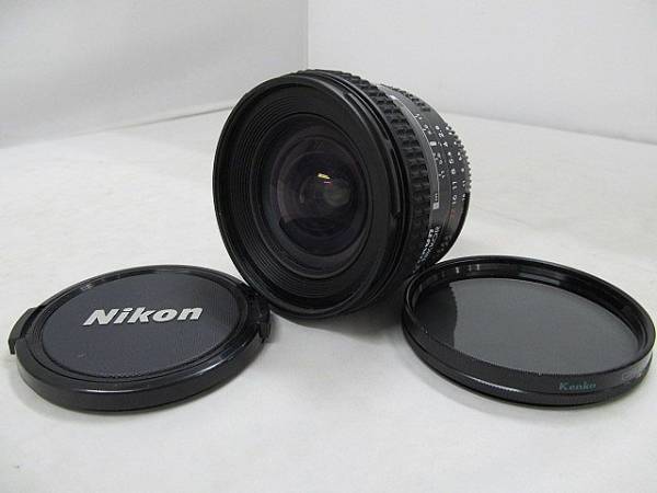 Nikon AF NIKKOR 20mm 1:2.8 Dレンズ PLフィルター付