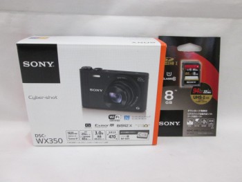 SONY　Cyber-shot　DSC-WX350　＆　8GB　SD