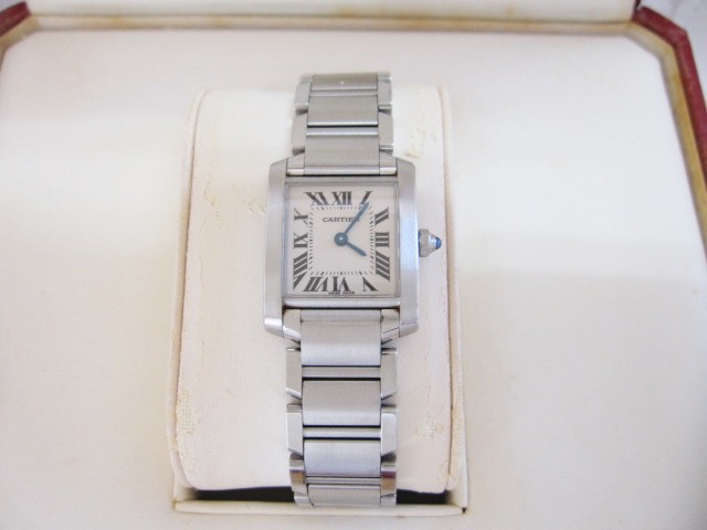 Cartier　カルティエ　タンク　フランセーズ　2384　レディース　腕時計
