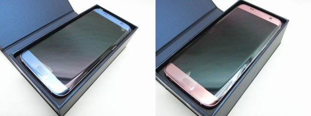 docomo Galaxy S7 edge SC-02H Pink Gold /　Biue Coral  2台