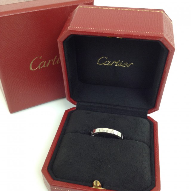 Cartier カルティエ　ラニエールリング　♯56　750　K18WG ブランドジュエリー　高価お買い取りさせて頂きました♪茂原店