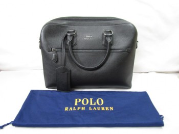 POLO ラルフローレン レザー ブリーフケース/ショルダー/ビジネスバッグ 黒 買取 イオン長浦店 | お知らせ | 買取センタージーピー