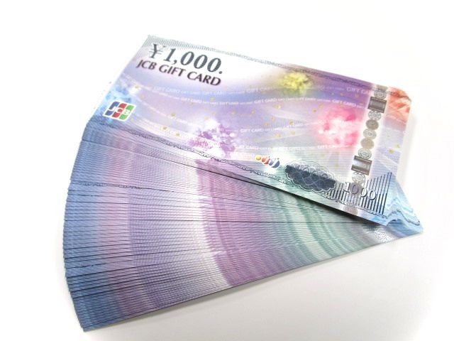 JCBギフトカード1000円　65000円分