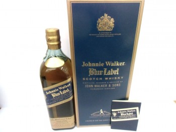 本日、Johnnie Walker ジョン ジョニーウォーカー Oldest オールデスト ブルーラベル 旧ボトル 青 ウイスキー 750ml