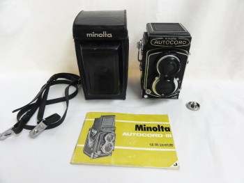 買取】MINOLTA AUTOCORD Ⅲ ミノルタ オートコード 二眼レフ 純正