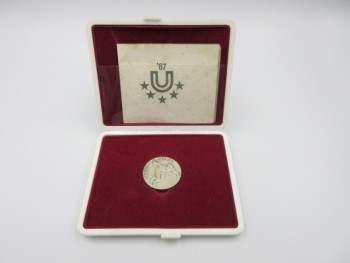 記念メダル』 1967年 ユニバーシアード東京大会 銀メダル 925/1000