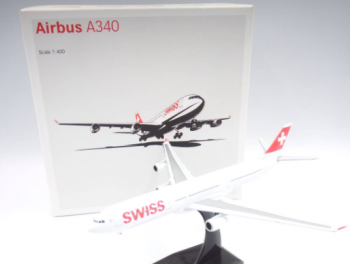AirbusエアバスA340-300スイス国際空港1400スケールパーツ欠品ホビーコレクション