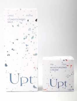Uptウプトコンディショニングミルク乳液120mlモイスチャライジングクリーム40ｇセットスキンケア安達祐実プロデュース未開封品